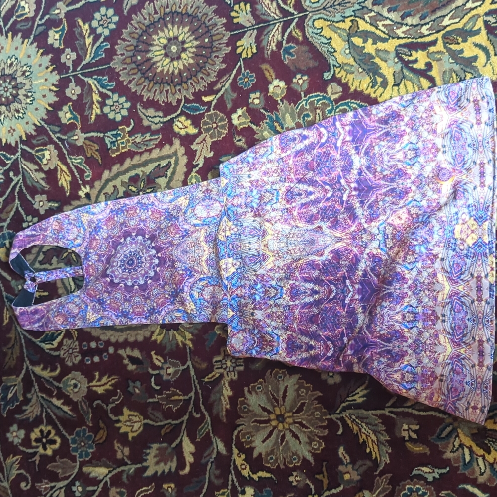 Psychedelic designer jumper dress